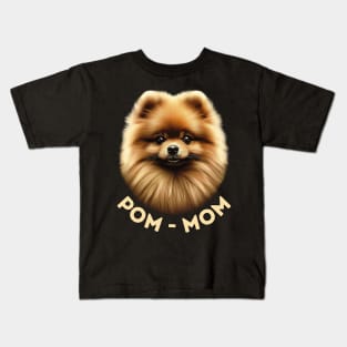 Pom Mom: Detailed Face Design Kids T-Shirt